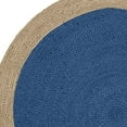 thumbnail image 3 of Jaipur Art And Craft braided 60x60 CM (2 x 2 Square feet)(23.40 x 23.40 Inch)Multicolor Round Jute AreaRug Carpet throw, 3 of 4