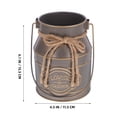 thumbnail image 2 of IFANLANDOR Florero De Hierro Con Asa Estilo Retro Para Arreglo Floral Decorativo En Hogar, 2 of 6
