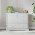thumbnail image 3 of Child Craft Universal Select 3 Drawer Dresser for Nursery or Bedroom, Plenty of Storage, Anti-Tip Kit Included to Prevent Tipping, Non-Toxic, Baby Safe Finish (Matte White), 3 of 8