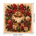 thumbnail image 2 of Christmas Pearl Art DIY Kit, 3D Diamond Craft Art for Adults，Crystal Pearl Bead, Full Drill Design Beginner-Friendly, Perfect for Winter Home Wall Art, Party Gift & Seasonal Display, 7.87in, 2 of 8