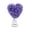 Purple, variant on Heart And Rose Floral Topper For Valentine's Day Wedding Holiday Party Home Celebration Ornament Pretty Ornament Transformer Ornament Ornament Bulbs Decorations And Big Ornament Cute Ornament Set