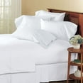 thumbnail image 1 of Sheet Set White Solid 100 Percent Pure Cotton Super Soft 4-Piece Sheet Set with 12" Inch Pocket Sheet Set 450TC (Full, White), 1 of 2
