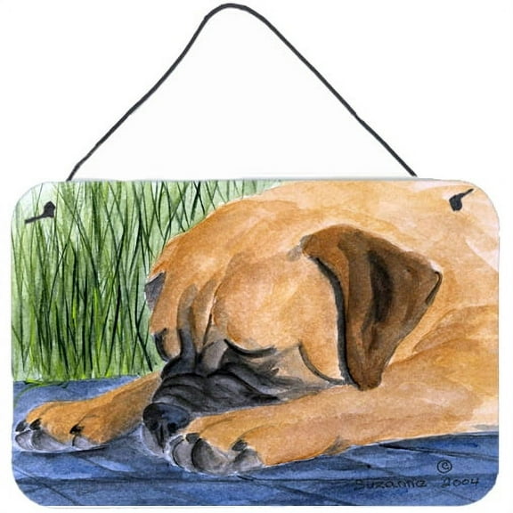 Carolines Treasures Bullmastiff Indoor Aluminum Metal Wall or Door Hanging Prints, 8 x 12", Multicolor
