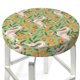 thumbnail image 3 of Balery Snake And Floral Fundas de asiento para taburete de bar redondo de tela de terciopelo ajustables que protegen de arañazos y manchas para sillas de 14 a 17 pulgadas.-14 inch, 3 of 7