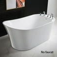 thumbnail image 4 of WOODBRIDGE 67" Freestanding Bathtub Contemporary Soaking Tub BTA0084, 4 of 7