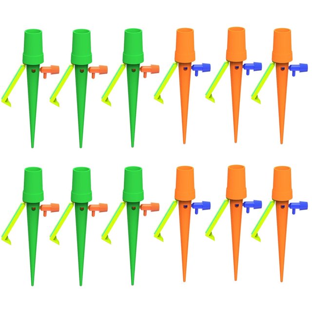 Picos de riego automáticos Maceta de jardín para el hogar Sistema de riego automático de liberación Lenta, 12 Piezas