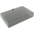 thumbnail image 2 of JAM Paper Plastic Office Index Card Case, 8.4x5.8x1.4, Grey, 1/Pack, 2 of 4