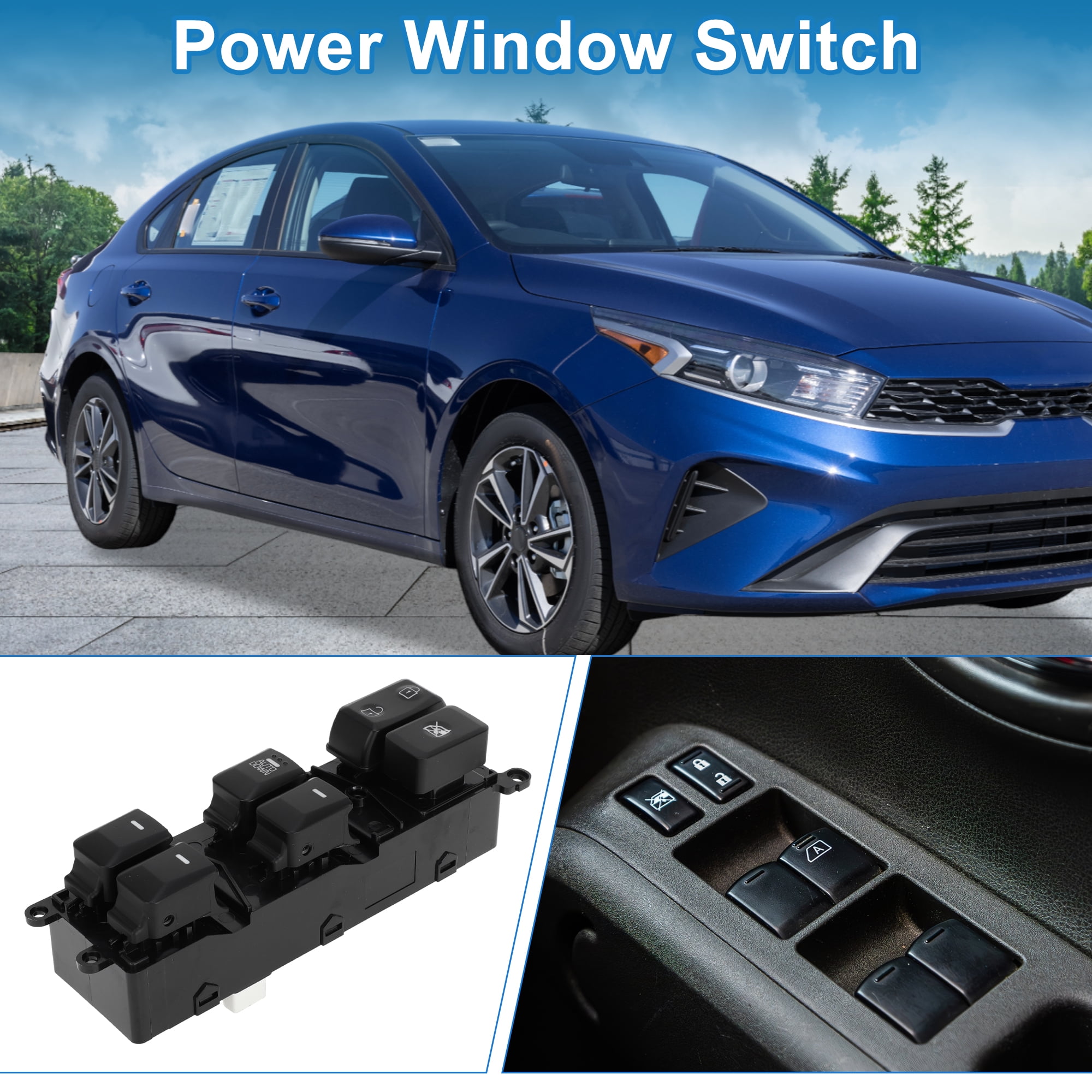 Unique Bargains 93570B5000 Power Window Switch for Kia Forte 2014-2018