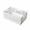White, variant on Collapsible Plastic Storage Crate with Ventilated Panels, Foldable Organizer Bin, for Home and Car 16.93×11.72×6.57In