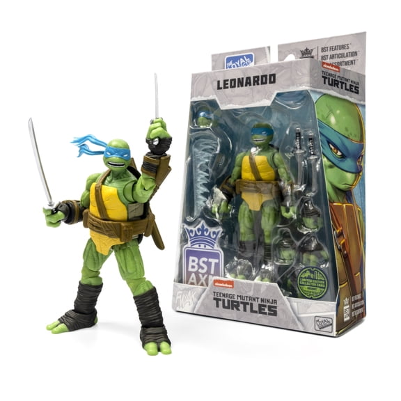 Teenage Mutant Ninja Turtles: Best Action Figure Street Leonardo Windbreaker 5" Figure for Kids 8 