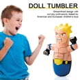 thumbnail image 1 of Saco de boxeo inflable de seguridad, juguetes de plástico de dibujos animados para niños, juego deportivo, 1 of 5