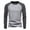 Gray-Athletic-Men, variant on Zedker T-Shirt for Men Long Sleeve Classic Vintage Slim Fit Workout Active Sports Baseball Stylish Cotton Casual Raglan T-Shirts