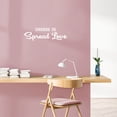 thumbnail image 3 of Vinyl Wall Art Decal - Choose To Spread Love - 7.5" x 25" - Trendy Motivational Valentine Quote Sticker For Couples Bedroom Family Home Office Living Room Store Decor, 3 of 4