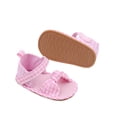 thumbnail image 4 of Shoes For Babies Baby'S New Summer Toddler Shoes Wear Non-Slip Breathable Sweatproof Plaid Bow Soft Soled Cloth Shoes Shoes Baby Toddler Girls Boys, 4 of 8