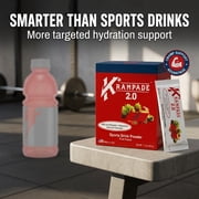 Krampade High Potassium Electrolytes Powder Fruit Punch Cramp Relief 3950mg Electrolytes 2000mg Potassium 20 Packets
