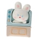 thumbnail image 1 of Portalápices con forma de almohada de conejo, decoraciones de escritorio para oficina, Mini decoración para niños, portalápices de escritorio de conejo, dibujos animados de conejito Feng Shu, 1 of 5
