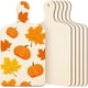 thumbnail image 1 of DIY Acción de Gracias Navidad 6 piezas Mini tabla de cortar de madera con mango paleta de madera sin pulir bandeja de tabla de cortar Rectangular, 1 of 5