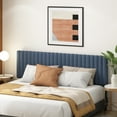 thumbnail image 2 of Furinno Roanne Upholstered Tufted Headboard, Denim, King, 2 of 4