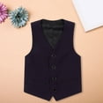 thumbnail image 2 of GiLiling Vest for Boys Girls Lightweight Casual Uniform Jacket Underarm Top Fashion School Gilet Sleeveless Waistcoat Coat (Purple, 18-24 Months), 2 of 6