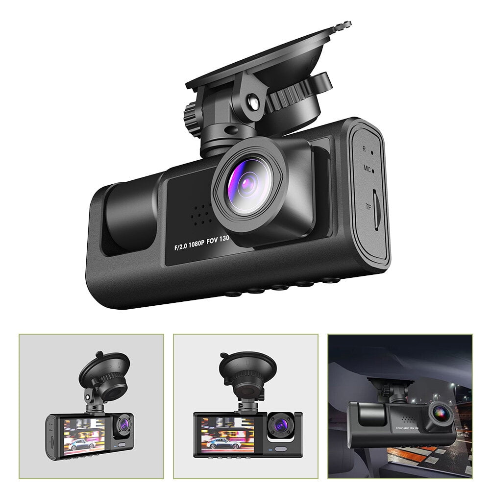 HD 1080P 170 Degree Dual Camera WDR/24fps Car DVR Portable Car Dash Cam  Black Box - China Car DVR, Dash Cam