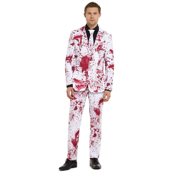 Suitmeister Men's Suits Bloody Suit White - S White