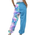 thumbnail image 4 of Styesk Pantalon pour Femmes Pantalon Décontracté pour Femmes Pantalon à Imprimé Pantalon à Cordon Taille Pantalon Long Pantalon de Survêtement avec Poche, 4 of 4