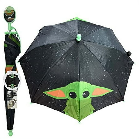 Disney Baby Yoda Mandalorian Umbrella w/Clamshell Handle