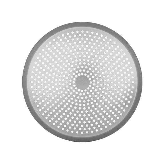 Kenney Rust-Proof Aluminum 4.7 Inch Diameter Sink or Bathtub Drain Cover, Silver & Gray