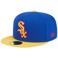 thumbnail image 3 of Men's New Era  Royal/Yellow Chicago White Sox Empire 59FIFTY Fitted Hat, 3 of 6