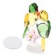 thumbnail image 1 of Estatua de loro de cristal estatuilla de pájaro modelo Animal para la Verde, 1 of 9