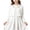 White, variant on Kids 3D Flower Long Sleeve Round Neck Knit Cardigan Casual Loose Sweater Coat For Kids