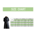 thumbnail image 4 of Mens Trench Coat Black Trench Coat Men Long Cardigan Button Solid Color Leather Windbreaker Long Sleeve Coat Leather Trench Coat Men, 4 of 6
