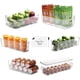 image 0 of Stackable Storage Fridge Bins - Refrigerator Organizer Bins for Fridge, Freezer, Pantry And Kitchen. Includes Bonus Magnetic Dry-Erase Whiteboard & Markers Set (9-Piece Set)