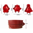 thumbnail image 3 of WJCA Festive Mini Pie Molds & Pumpkin Cookie Cutter Set - 3PCS Hand Pie Press Mold for Baking, Holiday & Party Gatherings, 3 of 5