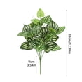 thumbnail image 2 of Tropical Greenery Plants, Realistic Artificial Leaves for Outdoor Decoration, Home Room Window Wedding Garden Table Centerpieces Vase Indoor Outdoor, 2 of 5