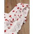 thumbnail image 5 of Dewadbow Newborn Infant Baby Girl Romper Jumpsuit Playsuit with Headband, 5 of 6
