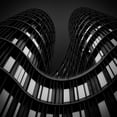 thumbnail image 2 of Schuster, Inge 12x12 White Modern Wood Framed Museum Art Print Titled - Axel Towers, 2 of 4
