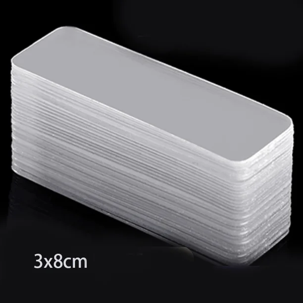 Cinta adhesiva de doble cara ultrafina reutilizable, pegatinas de pared Nano transparentes, adhesivos de productos para el hogar a prueba de agua