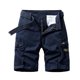 thumbnail image 1 of pstuiky Abreviatura para hombres, Pantalones cortos cargo de talla grande para hombre, con múltiples bolsillos, holgados, para playa y verano Pantalones cortos de golf, 1 of 3
