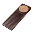 thumbnail image 4 of Bandeja para servir té de madera de bambú, juego de té Rectangular, mesa de té, taza de té china, decoración del hogar Kung L SM SunniMix Bandeja de servir, 4 of 8