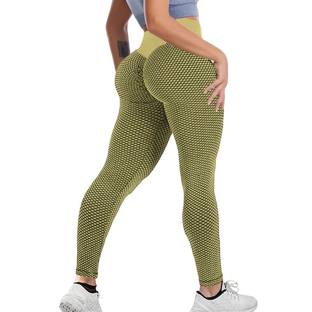 Flywake plus size pants for women Women's High Waist Yoga Pants leggings  for women Workout Running Butt Lift Tights 