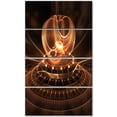 thumbnail image 2 of Modern Fractal Brown Dom - Oversized Abstract Canvas Art, 2 of 3