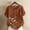 Coffee2, variant on Womens Summer Tops Oversized Tshirts Summer Casual Round Neck Short Sleeve Flower Printing Loose Shirt Tops (Size:S-5XL)