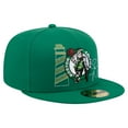 thumbnail image 3 of Men's New Era Kelly Green Boston Celtics State Stitch 59FIFTY Fitted Hat, 3 of 6