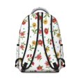 thumbnail image 3 of Pioneer Flower Floral Print Pattern Backpack for School, Cute School Bag with Adjustable Shoulder Straps and Padded Back, 15.3"x11"x7.1", 3 of 5