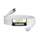 thumbnail image 1 of Cable de extensión para exteriores BN-LINK de 12 pies, 3 puntas, calibre 16, blanco, 1 of 8