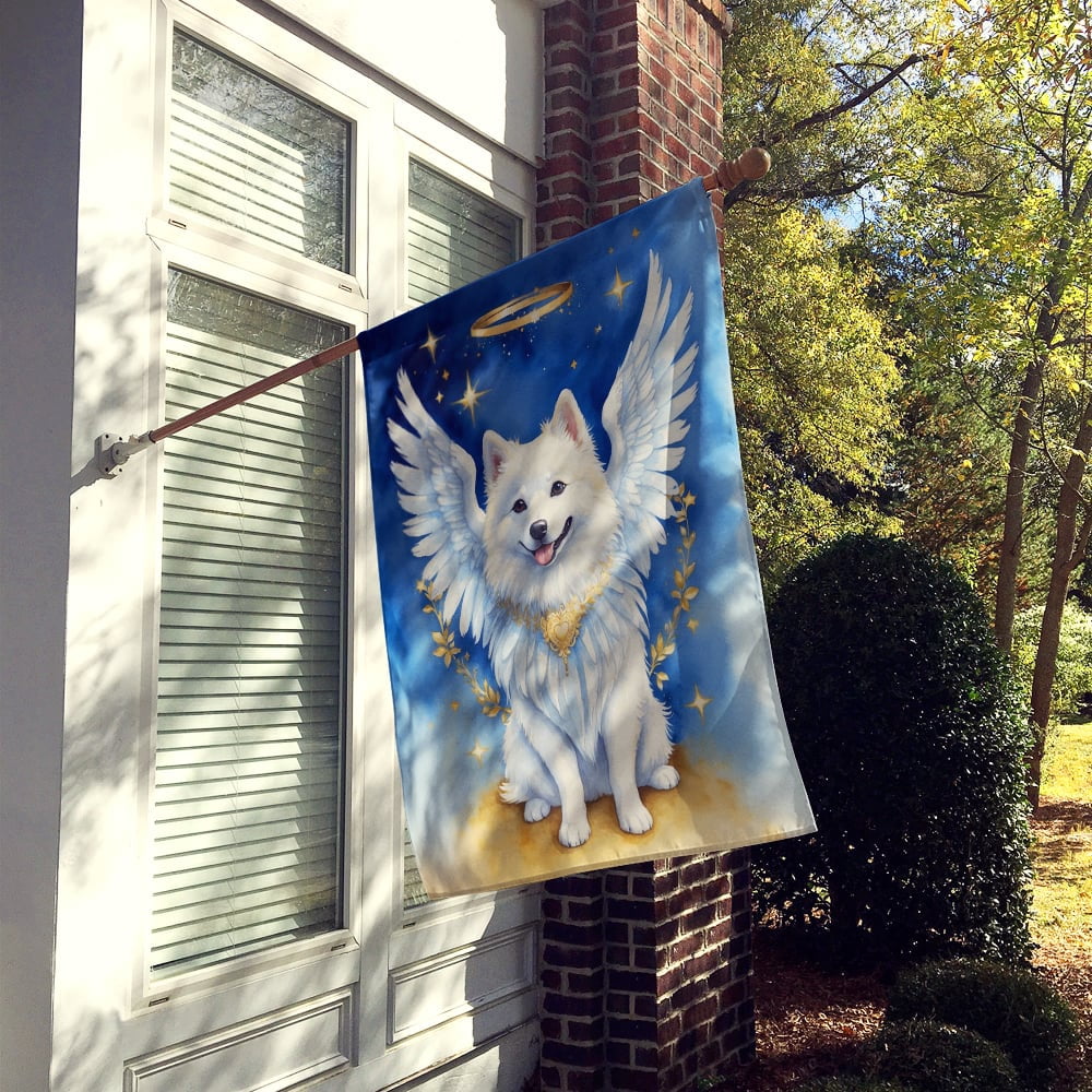 American Eskimo My Angel House Flag 28 in x 40 in