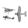 thumbnail image 2 of Zvezda #6184 1/144 Unpainted Figure - Henschel HS 126B-1 Reconnaissance Plane, 2 of 6