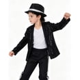 thumbnail image 6 of Toddler Outfits for Boys Party Kids Dance Star 𝐂ostume 90s Pop Star 𝐂ostume for Kids Retro Disco Outfits for Boys Pop Stage 𝐂osplay, 6 of 7