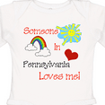 thumbnail image 4 of Inktastic Someone in Pennsylvania Loves Me Boys or Girls Long Sleeve Baby Bodysuit, 4 of 5